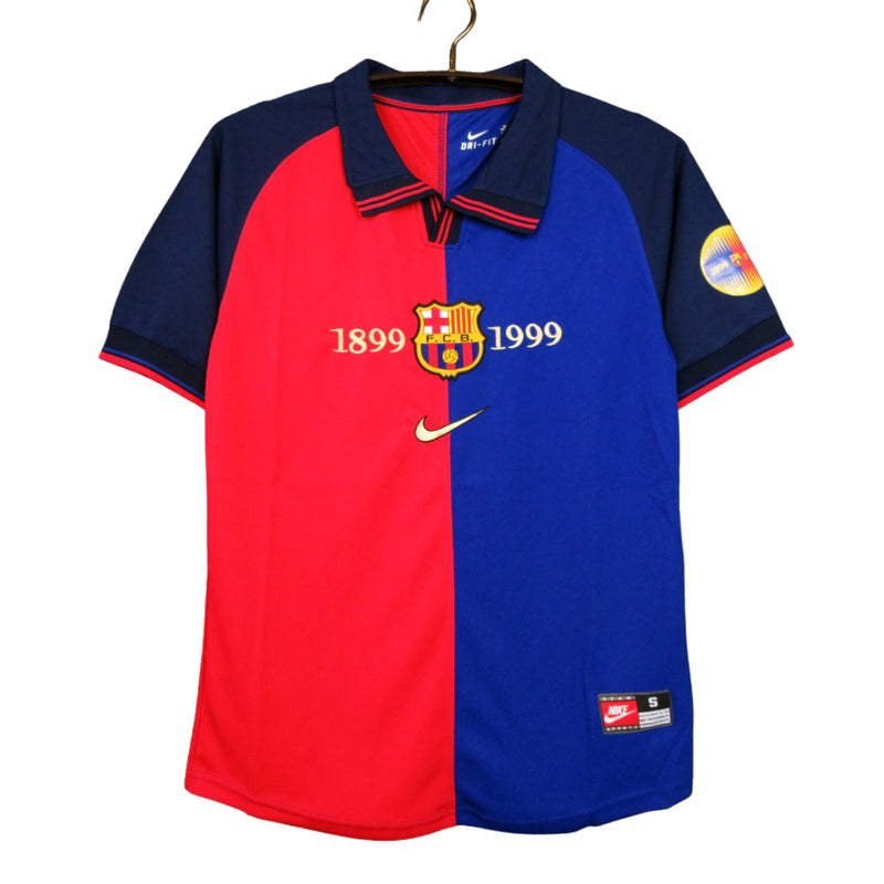 Camisa Nike Barcelona Retrô 1999/00 I - Perso RIVALDO