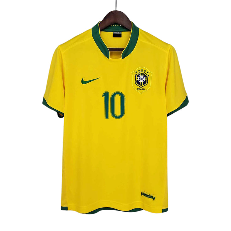 Camisa Nike Brasil Retrô 2006/07 I - Perso RONALDINHO