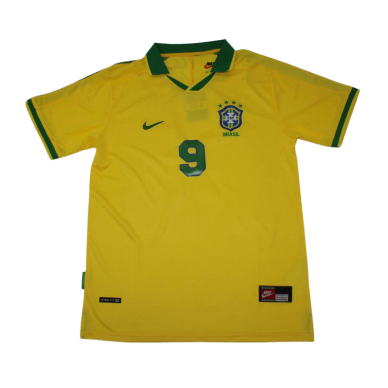 Camisa Nike Brasil Retrô 1997/98 I - Perso RONALDO