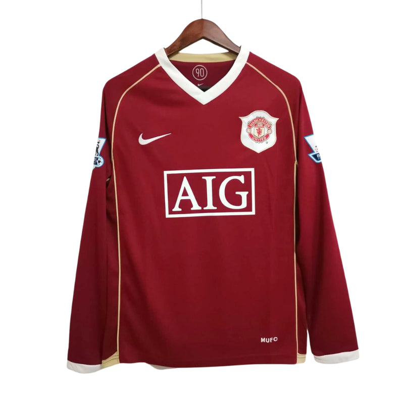 Camisa Nike Manchester United Retrô 2006/07 I - Perso RONALDO