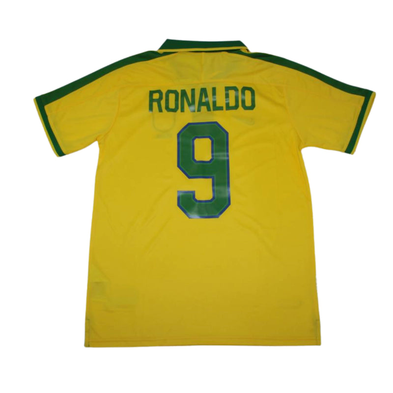 Camisa Nike Brasil Retrô 1997/98 I - Perso RONALDO