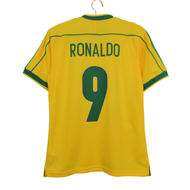 Camisa Nike Brasil Retrô 1998/99 I - Perso RONALDO