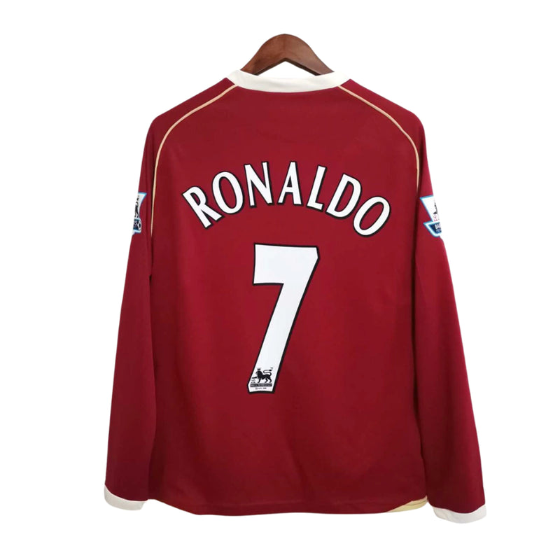 Camisa Nike Manchester United Retrô 2006/07 I - Perso RONALDO