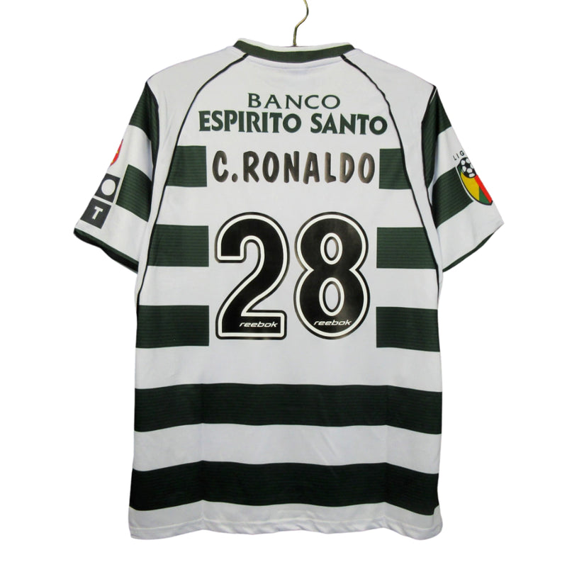 Camisa Reebok Sporting 2001/03 I - Perso C. RONALDO