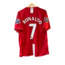 Camisa Nike Manchester United Retrô 2007/08 I - Perso RONALDO