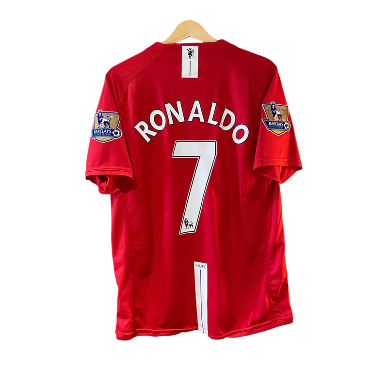 Camisa Nike Manchester United Retrô 2007/08 I - Perso RONALDO